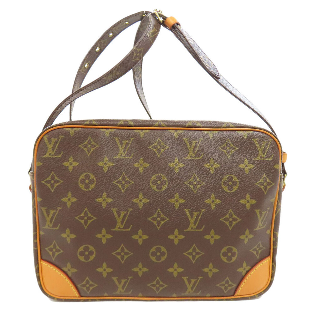 Louis Vuitton Monogram Shoulder Bag Nile Canvas Brown